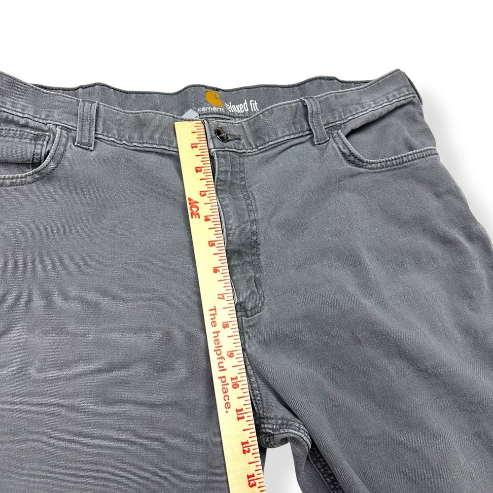 Carhartt Men's Rugged Relaxed Fit Canvas Work Pants 40x32 Gray Outdoors‎ - Picture 7 of 15